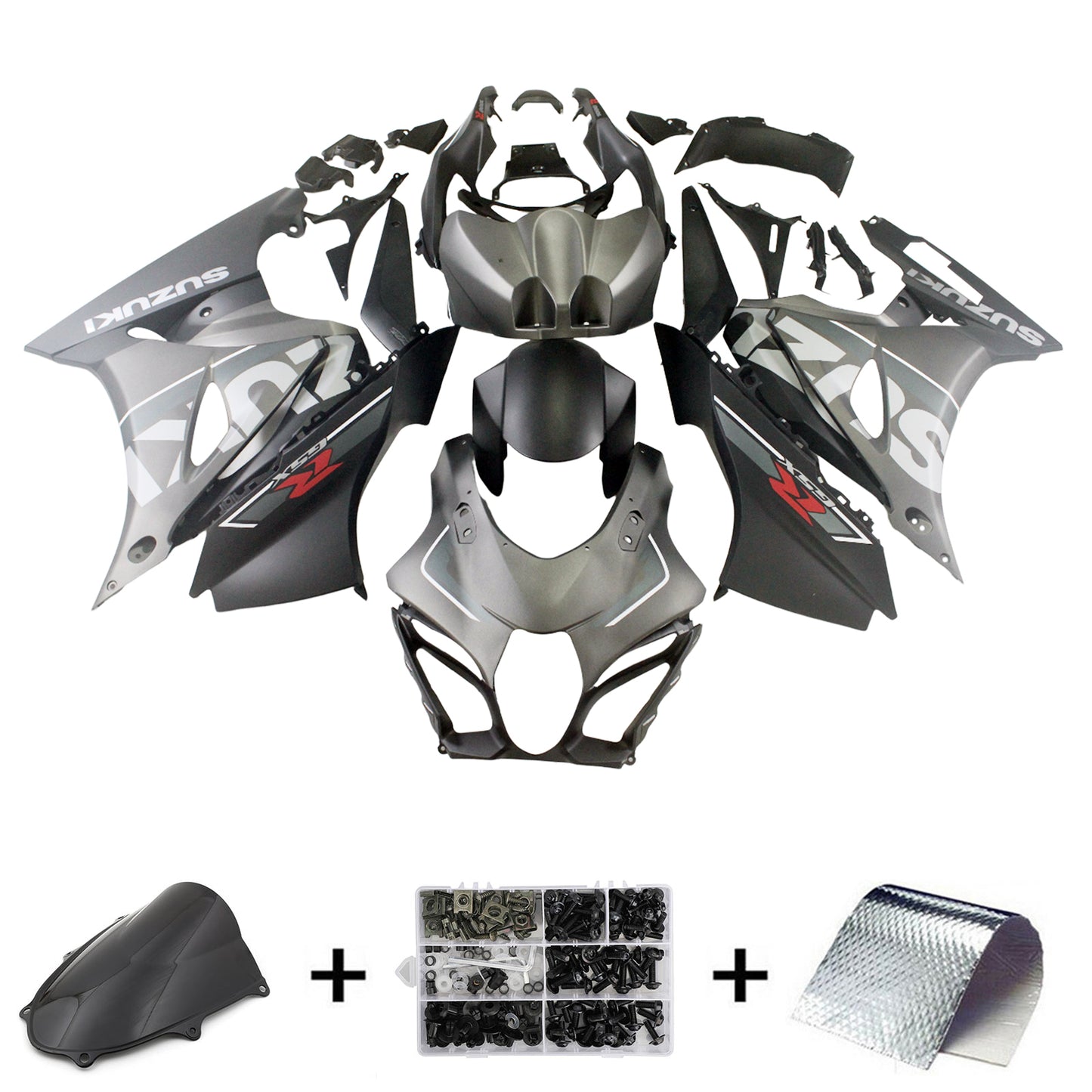 2017-2024 Suzuki GSXR1000 K17 Injection Fairing Kit Bodywork Plastic ABS #101