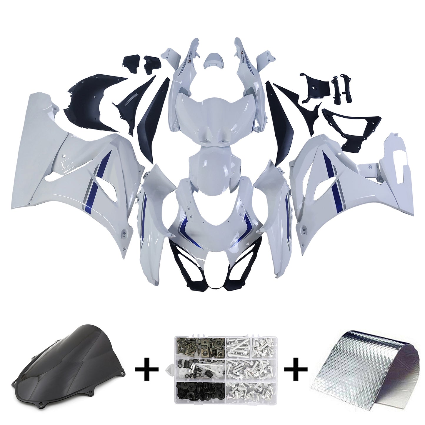 2017-2024 Suzuki GSXR1000 K17 Injection Fairing Kit Bodywork Plastic ABS #101
