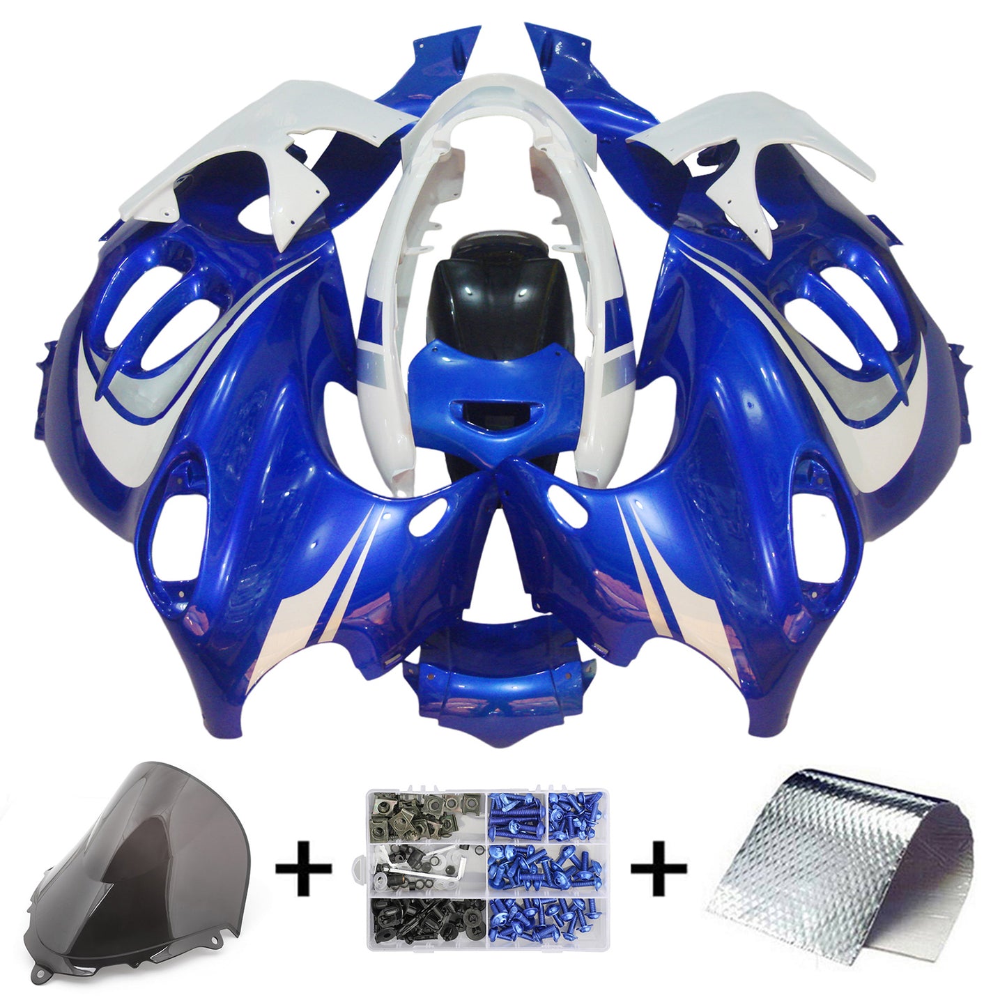 2005-2006 Suzuki Katana GSXF600 GSXF750 Amotopart Injection Fairing Kit Bodywork #113