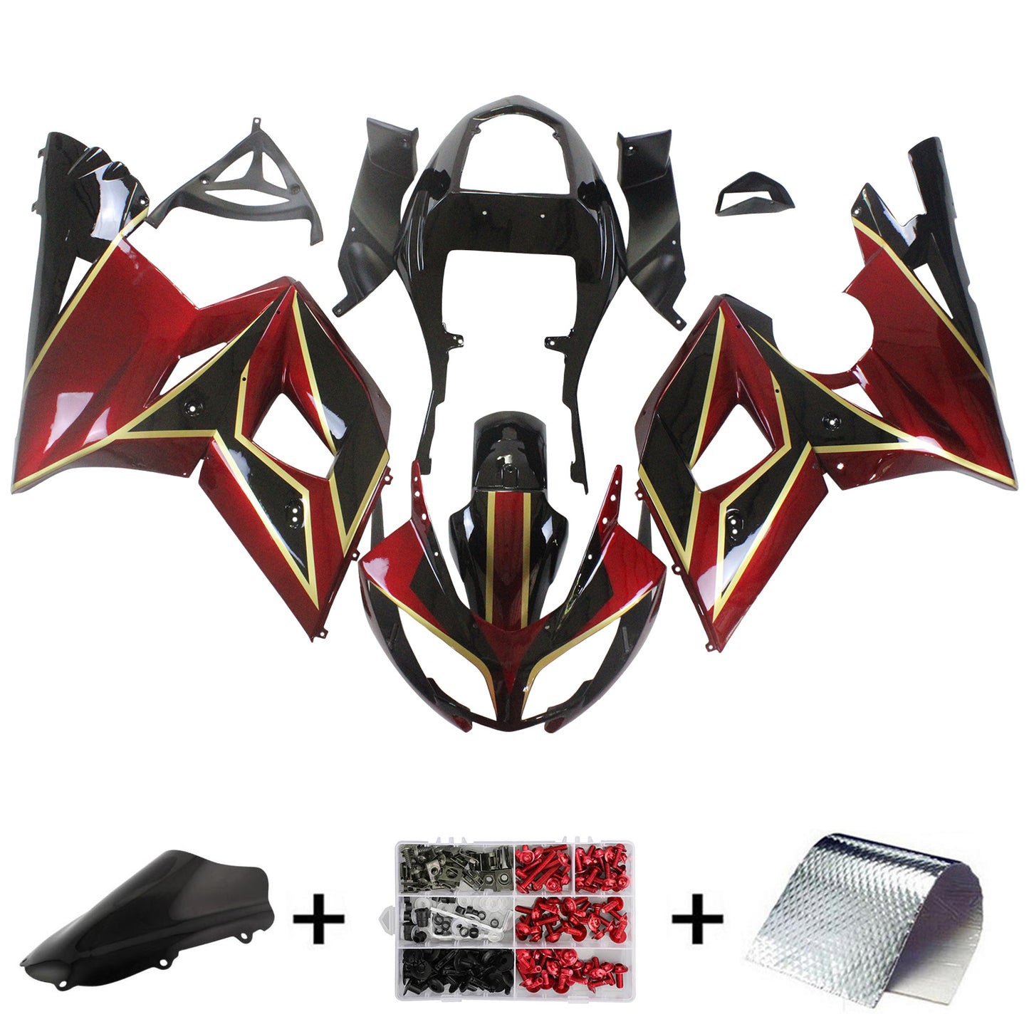 2002-2005 Triumph Daytona 600 650 Fairing Kit Bodywork Plastic ABS