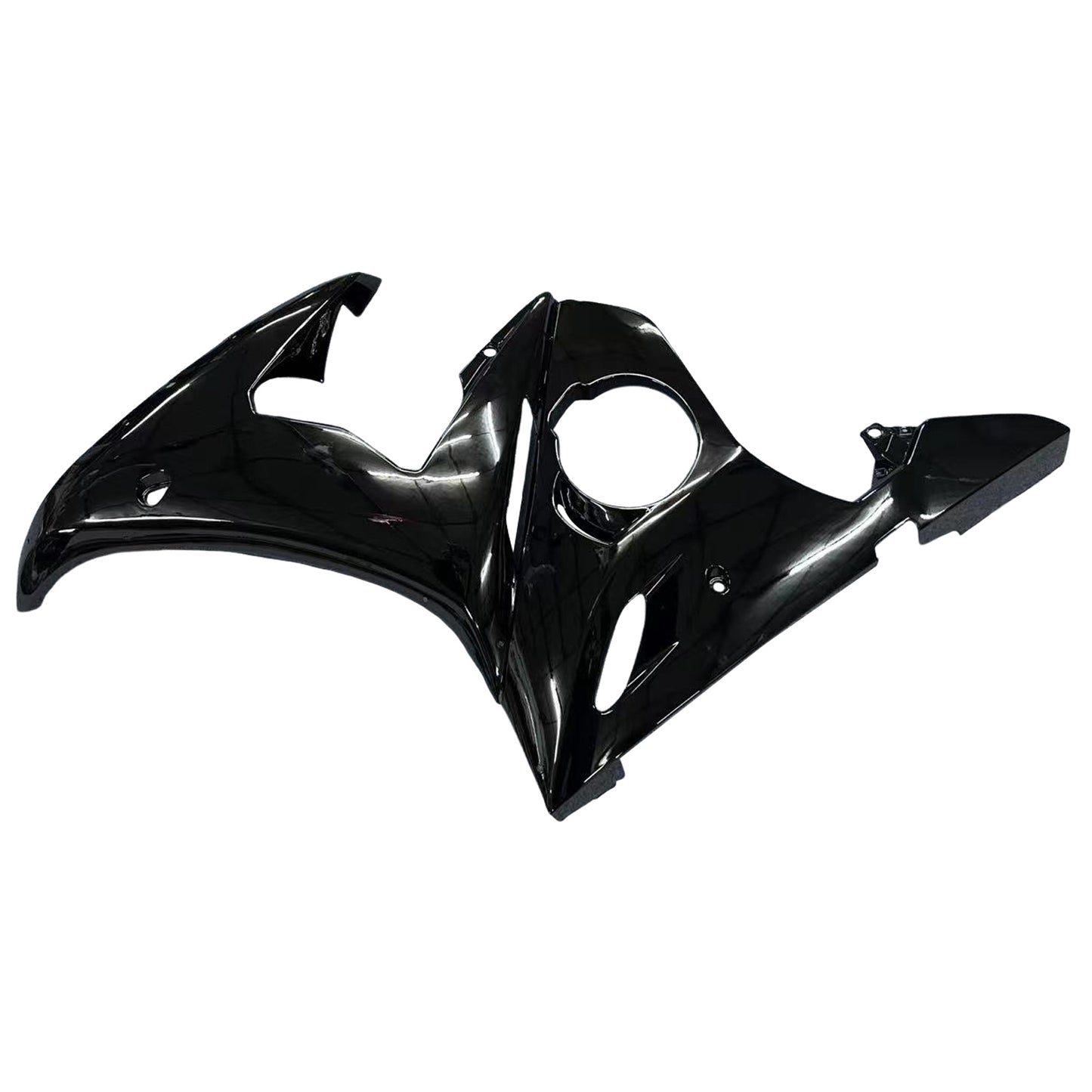 2005 YAMAHA YZF R6 Amotopart USA Stock Fairing Injection Plastic Kit Gloss Black w/bolt