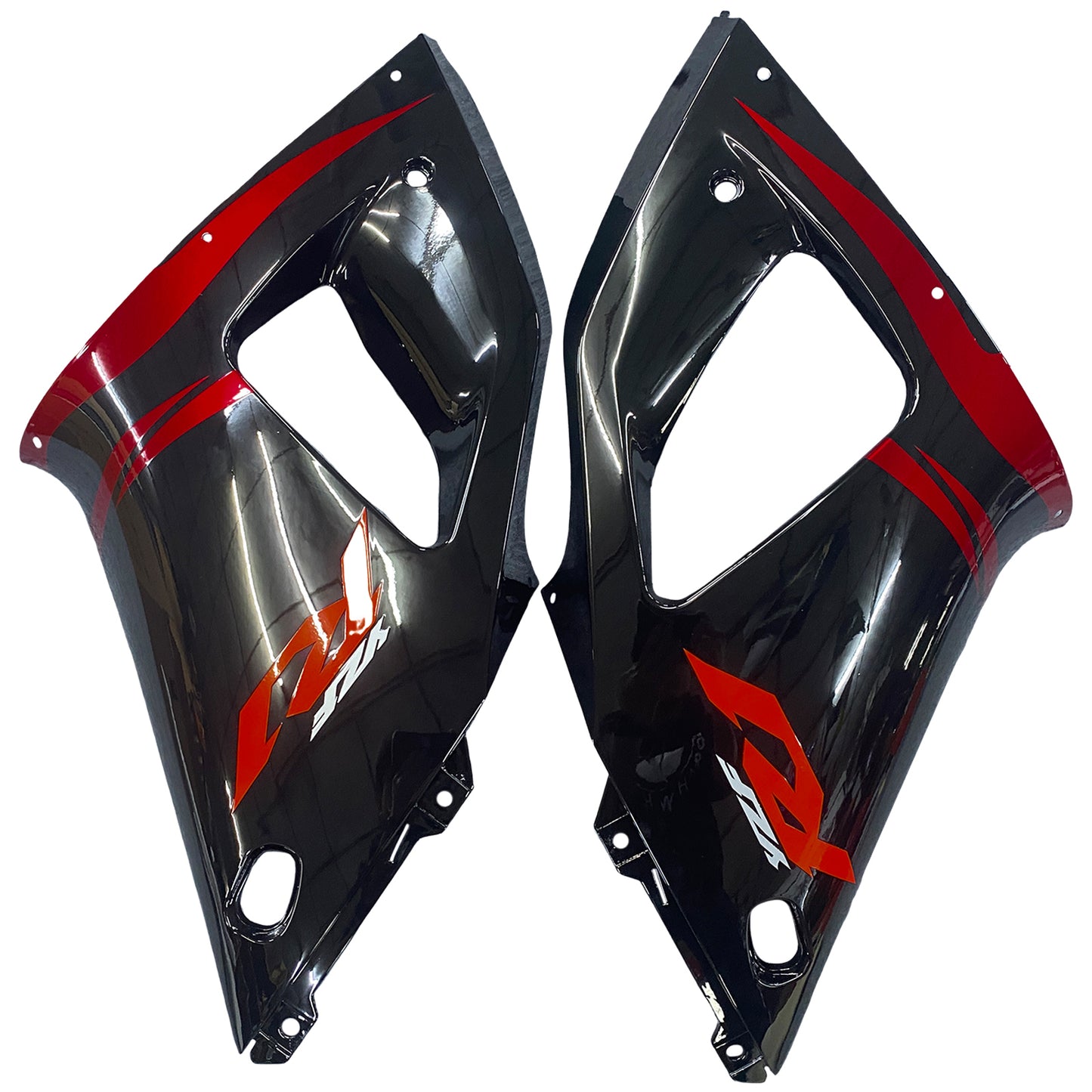 1998-1999 Yamaha YZF R1 Amotopart Plastic Fairing Bodywork Kit Injection Black New #14