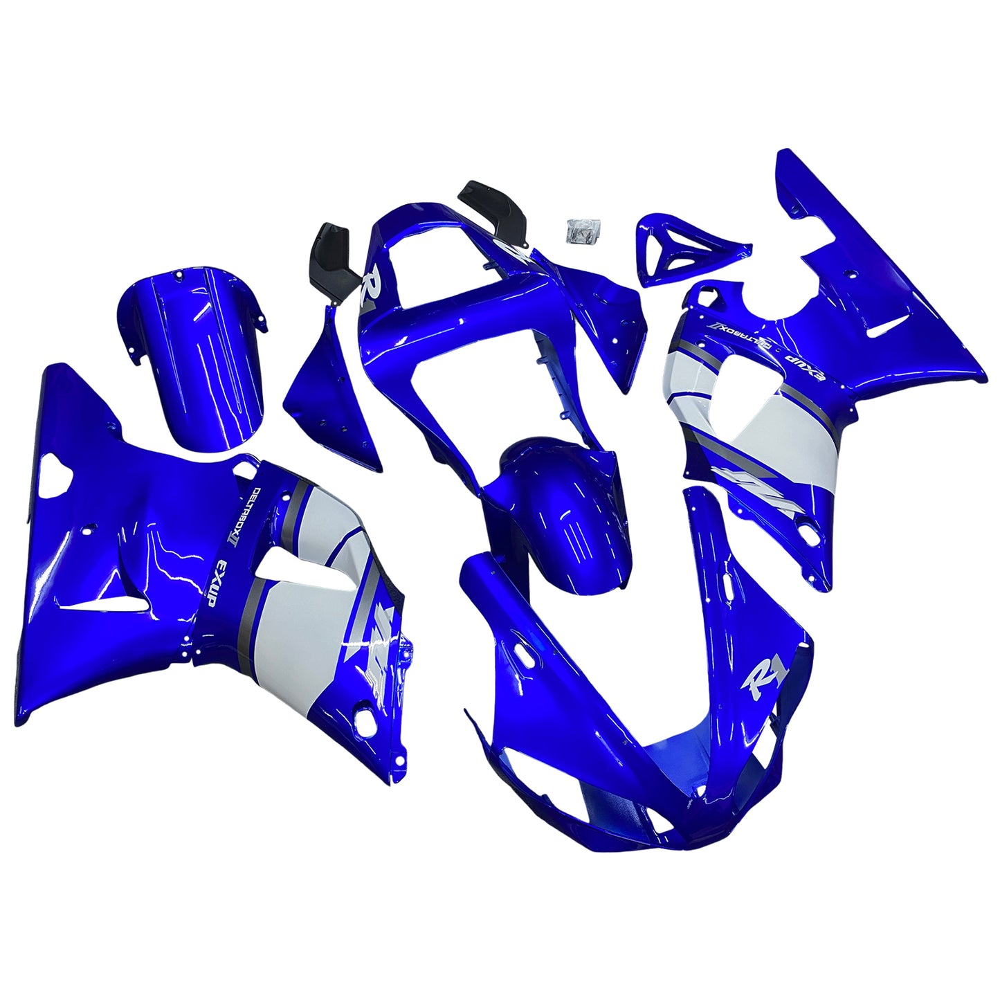 2000-2001 Yamaha YZF R1 YZF-R1 YZFR1 ABS Plastic Bodywork Fairing Kit Set #16