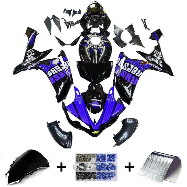 2007-2008 Yamaha YZF 1000 R1 Fairing Kit Bodywork Plastic ABS