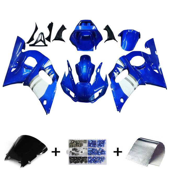 1998-2002 Yamaha YZF 600 R6 Injection Fairing Kit Bodywork Plastic ABS #107