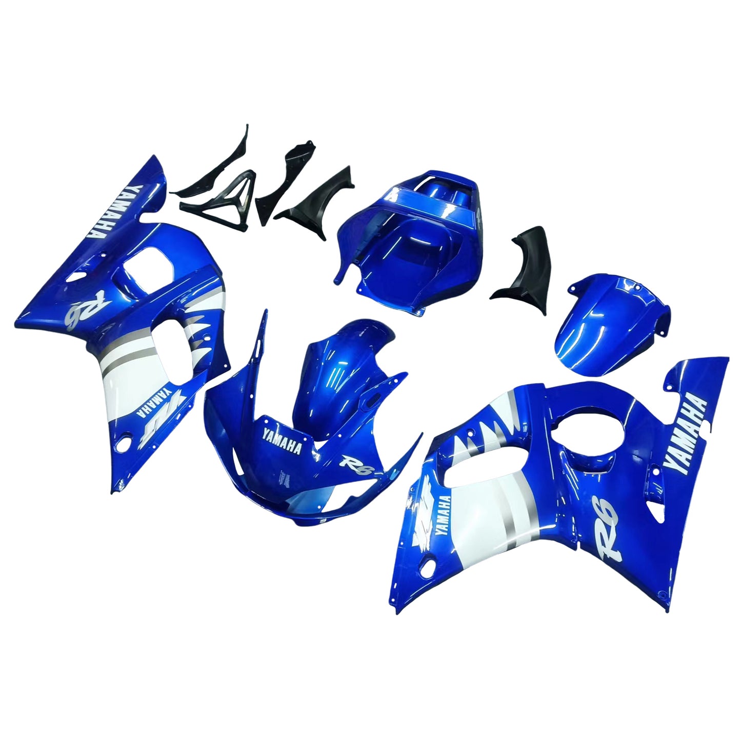 1998-2002 Yamaha YZF 600 R6 Injection Fairing Kit Bodywork Plastic ABS #107