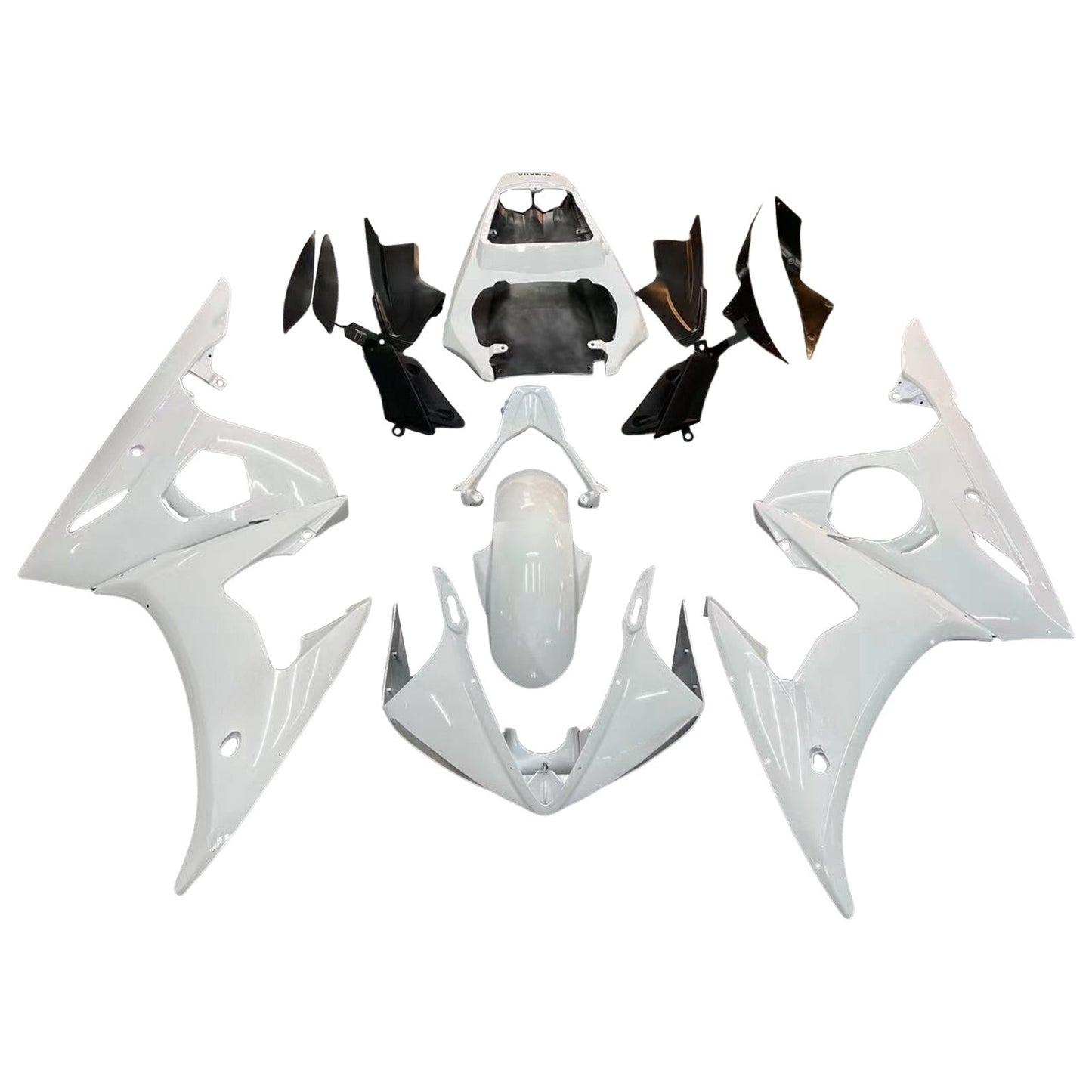 2003-2004/2006-2009 Yamaha YZF 600 R6S Amotopart Injection Fairing Kit Bodywork Plastic ABS #3