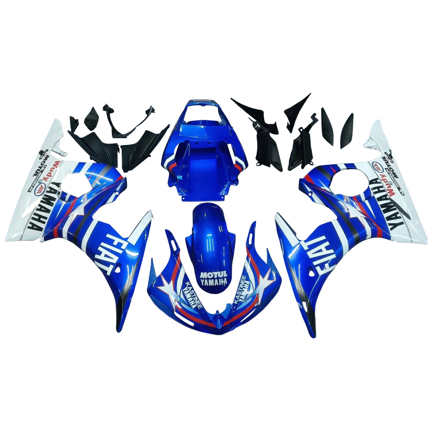 2003-2009 Yamaha YZF 600 R6 R6S Injection Fairing Kit Bodywork Plastic ABS #13