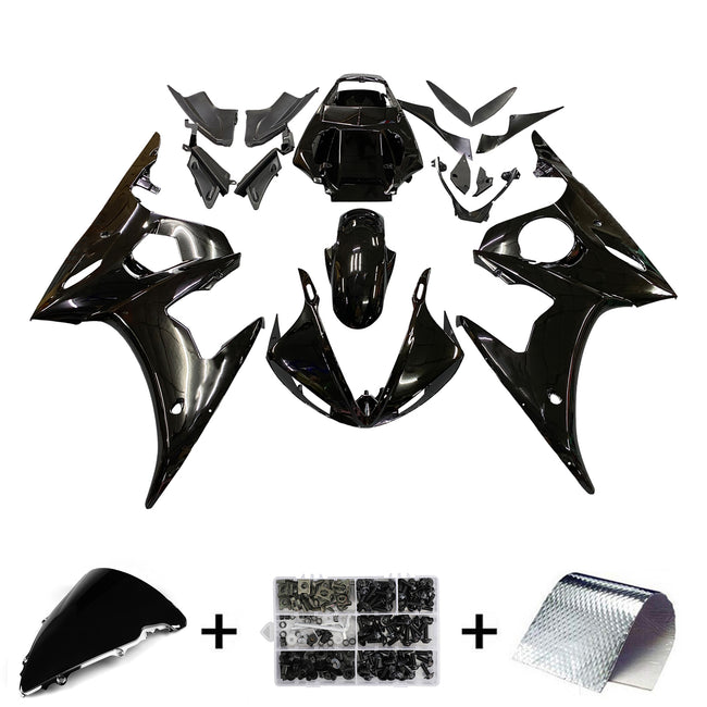 2003-2009 Yamaha YZF 600 R6 R6S Injection Fairing Kit Bodywork Plastic ABS #14