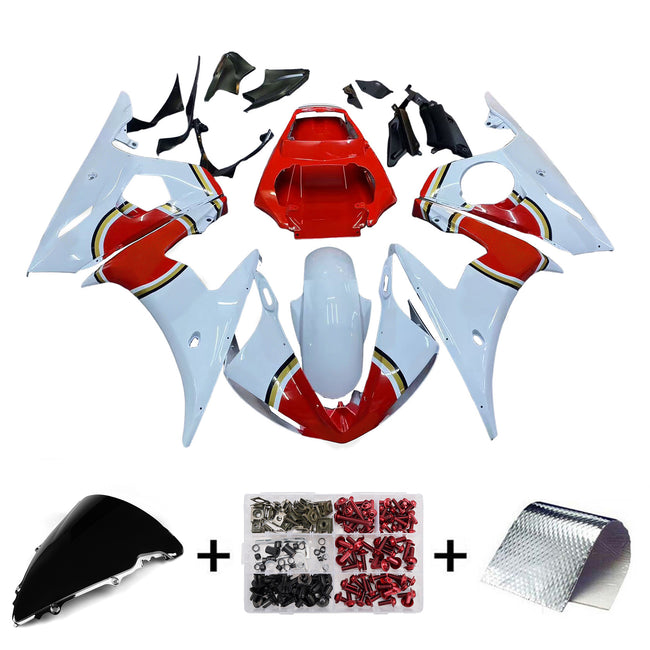 2003-2004 Yamaha YZF 600 R6S Injection Fairing Kit Bodywork Plastic ABS #18