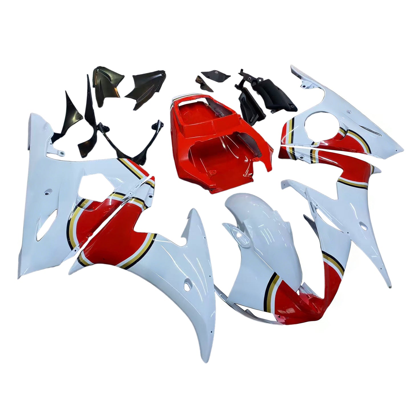 2003-2004 Yamaha YZF 600 R6S Injection Fairing Kit Bodywork Plastic ABS #18