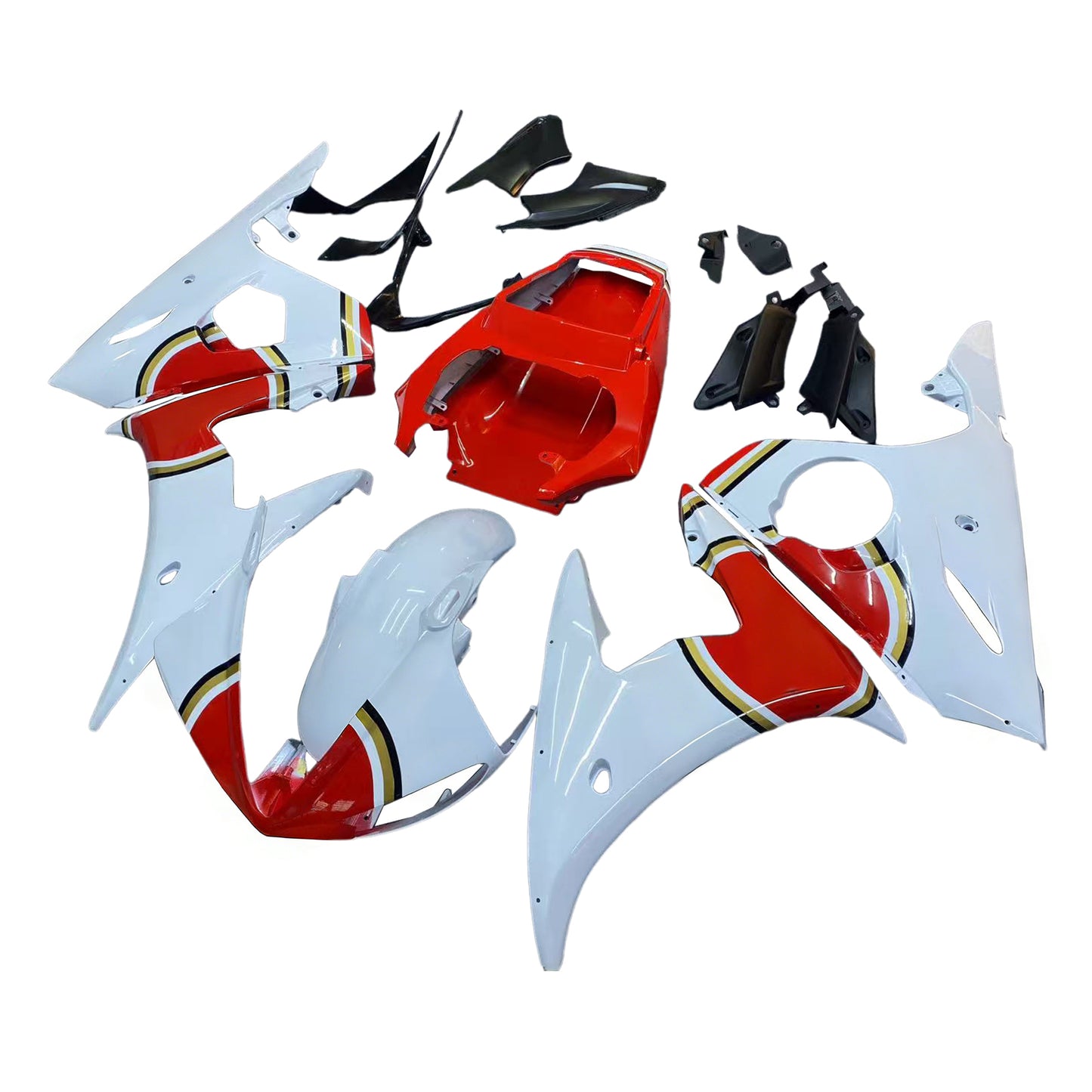 2003-2004 Yamaha YZF 600 R6S Injection Fairing Kit Bodywork Plastic ABS #18