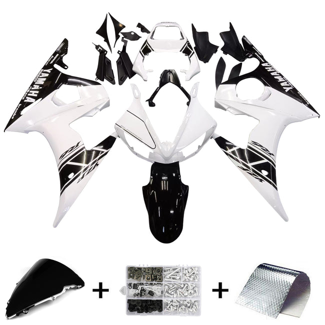 2003-2004 Yamaha YZF 600 R6S Injection Fairing Kit Bodywork Plastic ABS #21