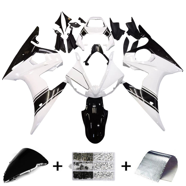 2003-2004 Yamaha YZF 600 R6S Injection Fairing Kit Bodywork Plastic ABS #21