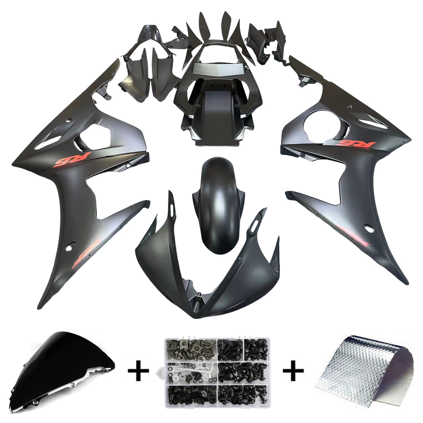 2003-2004 Yamaha YZF 600 R6 2006-2009 R6S Fairing Kit Bodywork