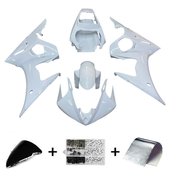 2003-2004 Yamaha YZF 600 R6 2006-2009 R6S Amotopart Injection Fairing Kit Bodywork Plastic ABS #103
