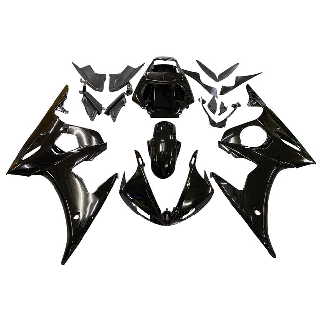 2005 Yamaha YZF 600 R6 Amotopart Injection Fairing Kit Bodywork Plastic ABS #14