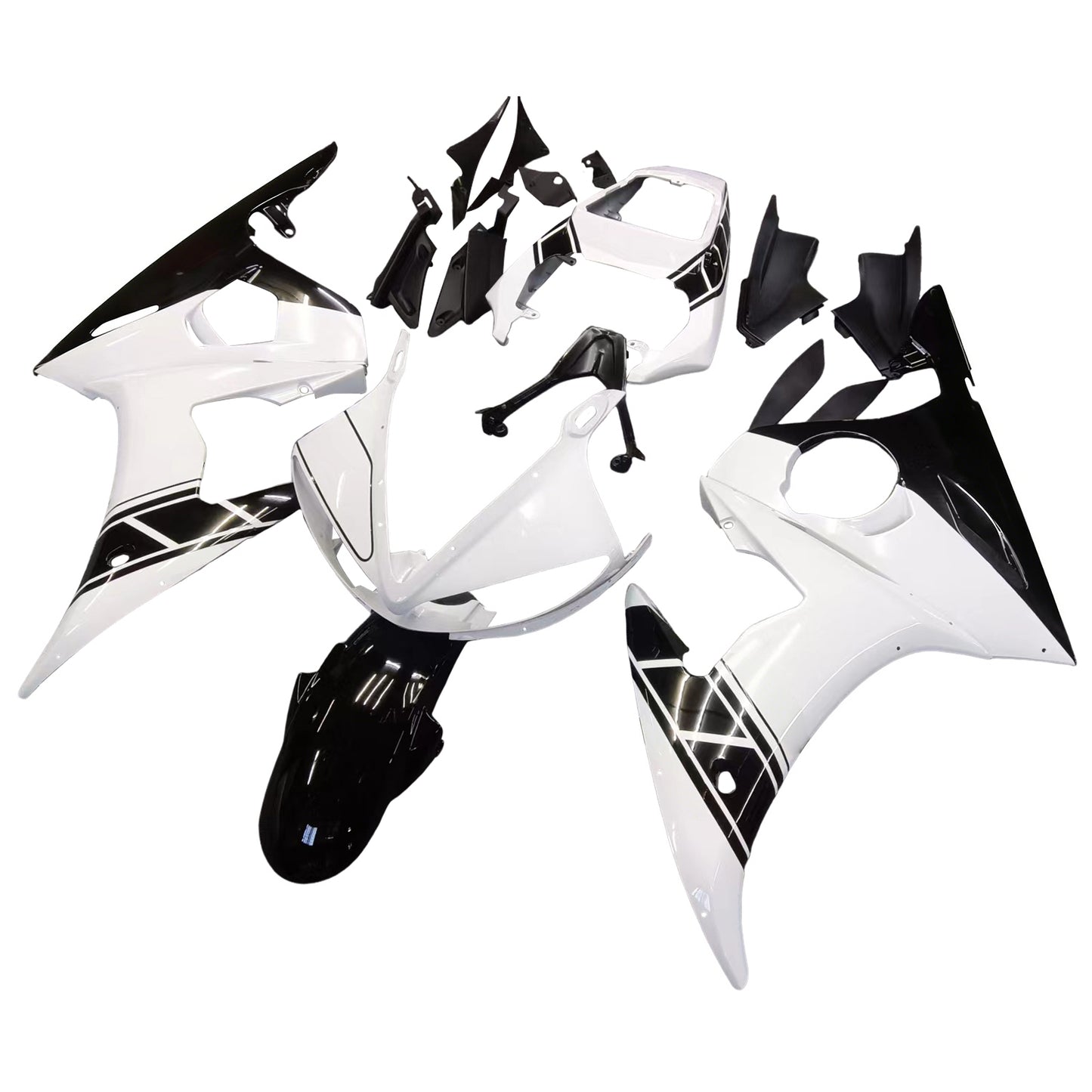2005 Yamaha YZF 600 R6 Injection Fairing Kit Bodywork Plastic ABS #21