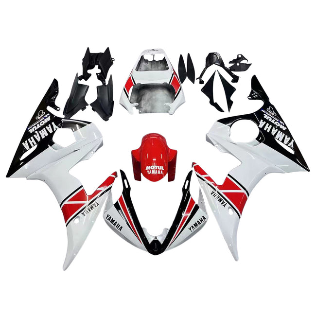 2005 Yamaha YZF 600 R6 Injection Fairing Kit Bodywork Plastic ABS #104