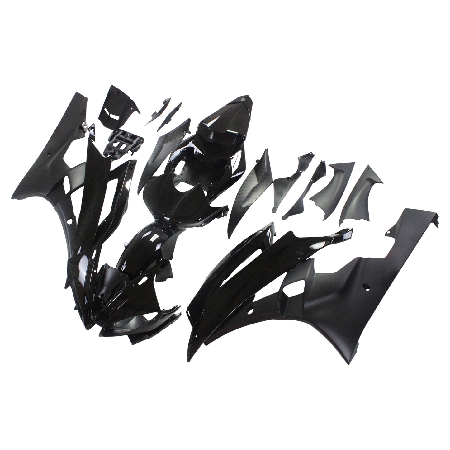 2006-2007 Yamaha YZF-R6 Contrast Black R6 Racing Amotopart Fairings Customs Fairing
