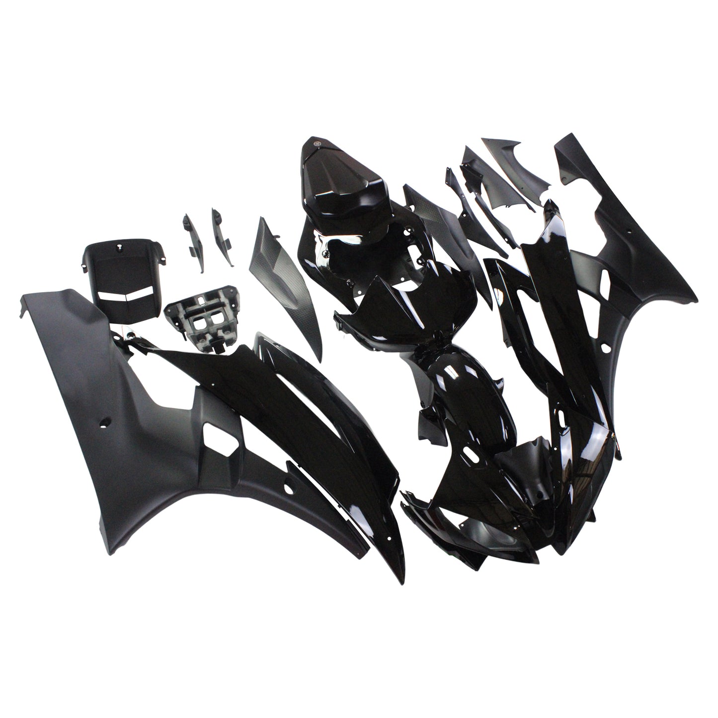 2006-2007 Yamaha YZF-R6 Contrast Black R6 Racing Amotopart Fairings Customs Fairing