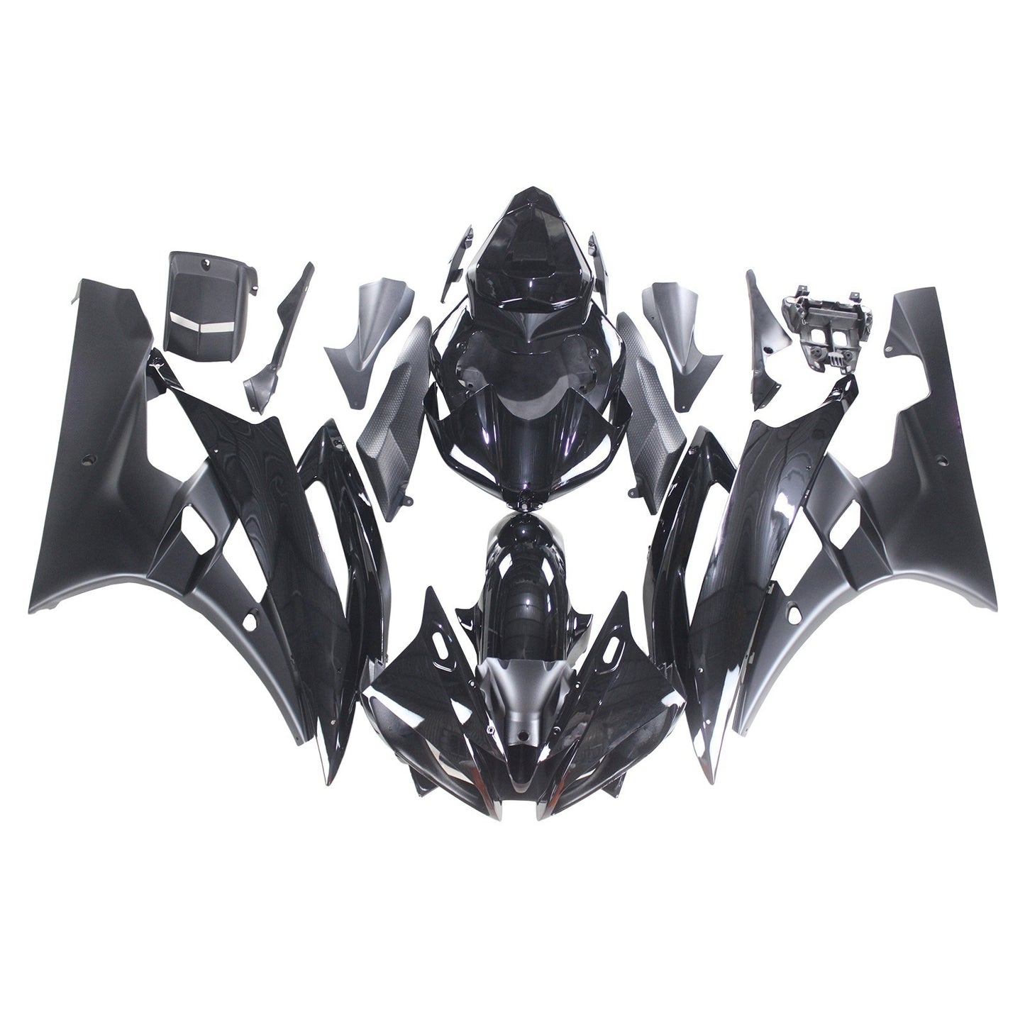 2006-2007 Yamaha YZF 600 R6 Amotopart Injection Fairing Kit Bodywork Plastic ABS #107
