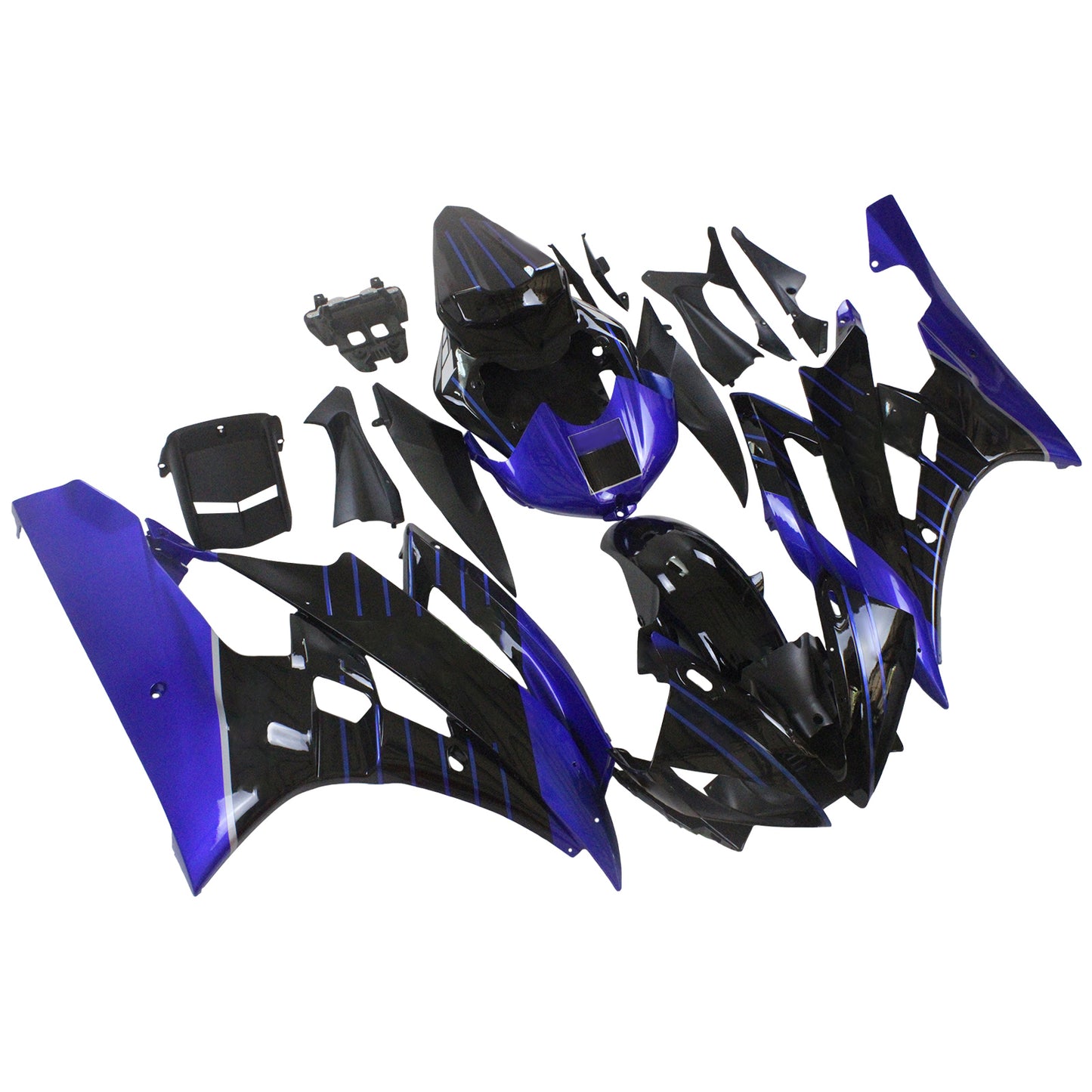 2006-2007 Yamaha YZF 600 R6 Fairing Kit Bodywork Plastic ABS
