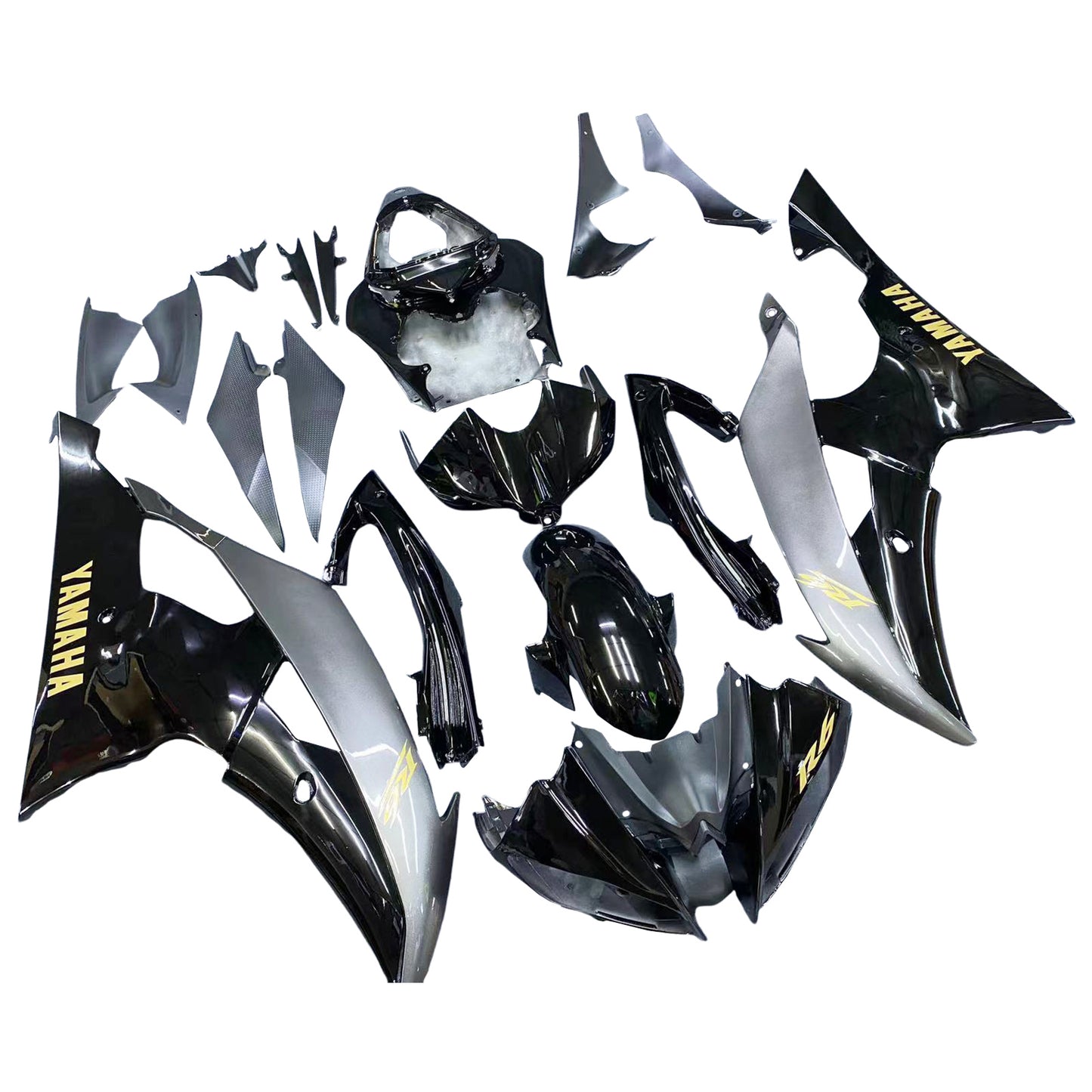 2008-2016 Yamaha YZF 600 R6 Amotopart Injection Fairing Kit Bodywork Plastic ABS #112