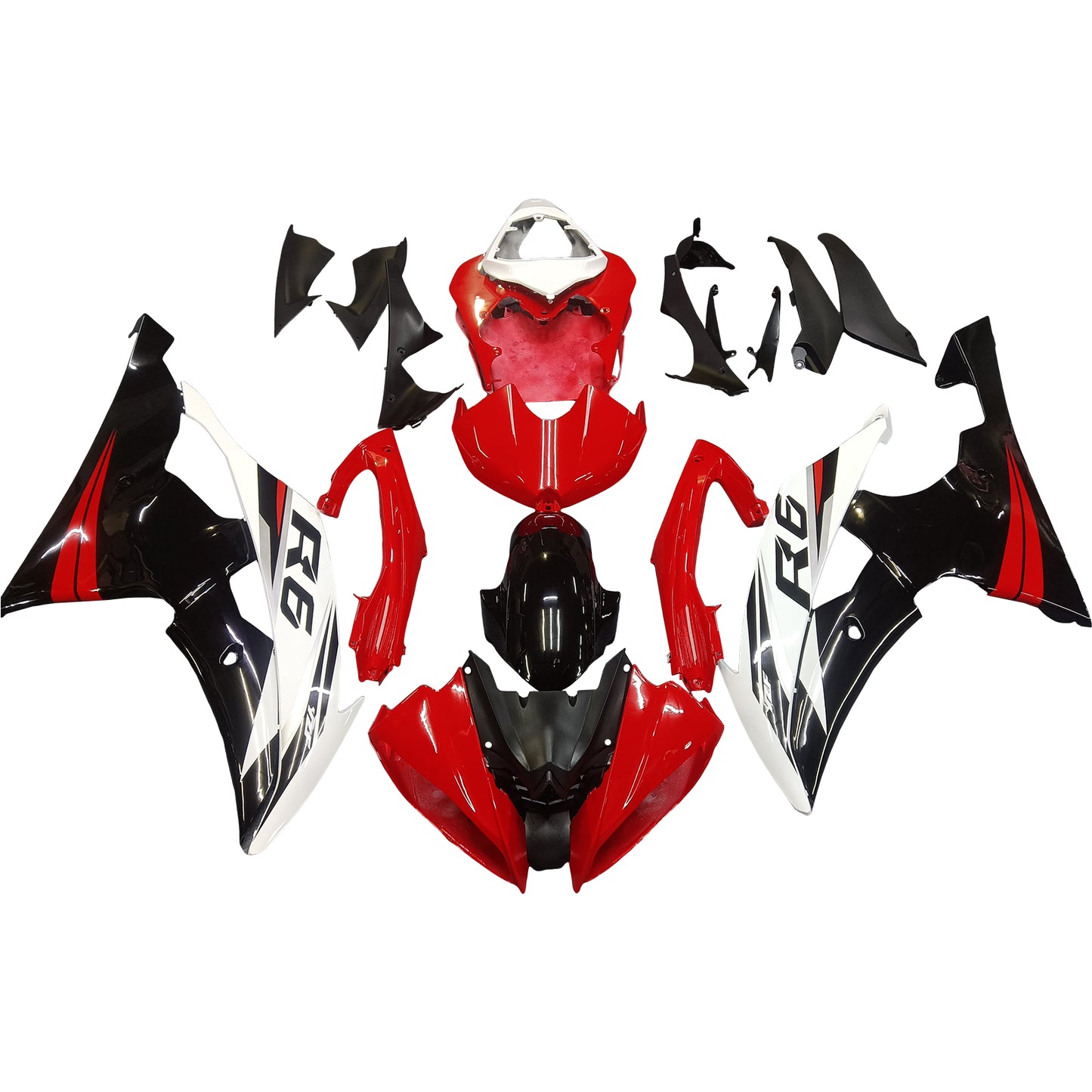 2008-2016 Yamaha YZF 600 R6 Injection Fairing Kit Bodywork Plastic ABS #193