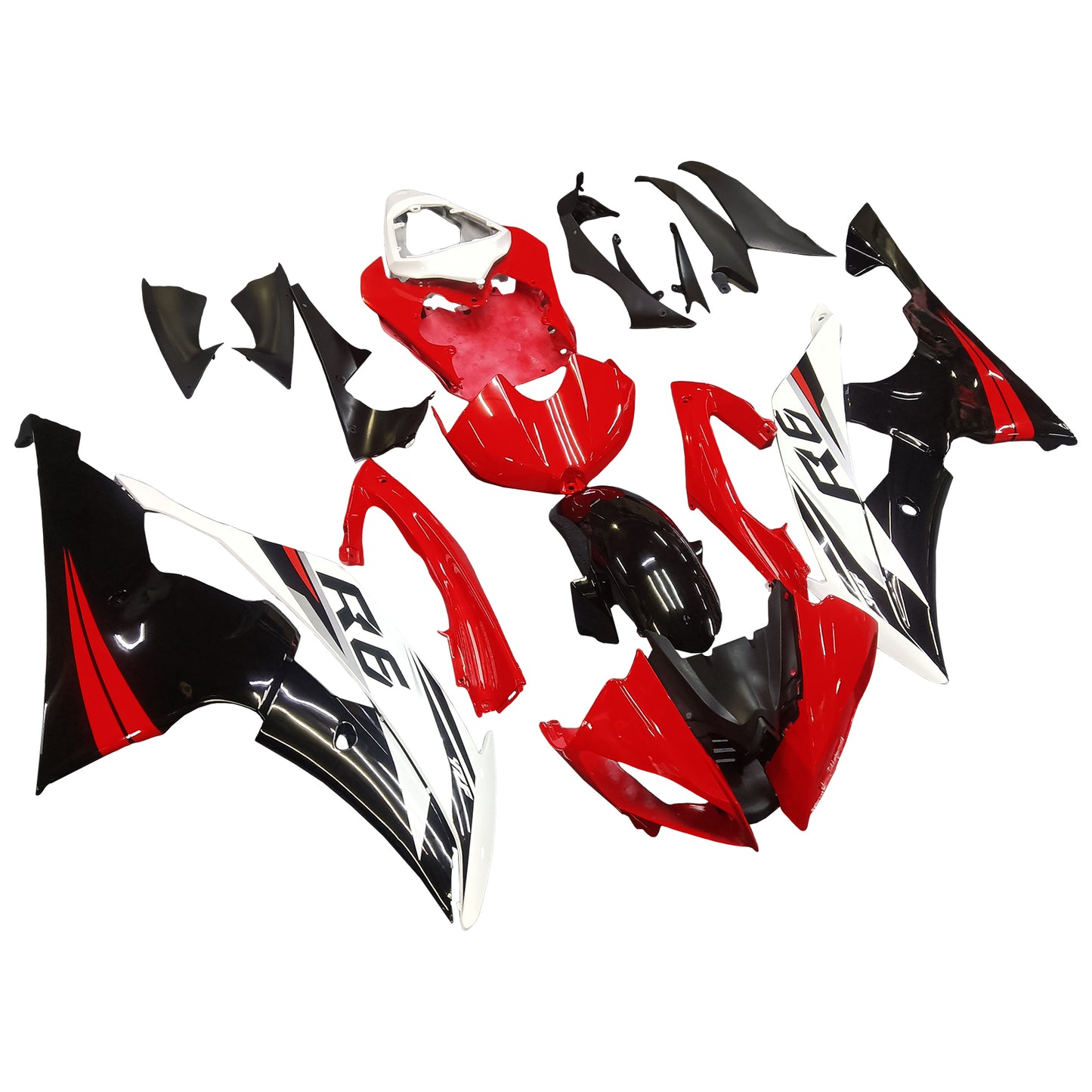 2008-2016 Yamaha YZF 600 R6 Injection Fairing Kit Bodywork Plastic ABS #193