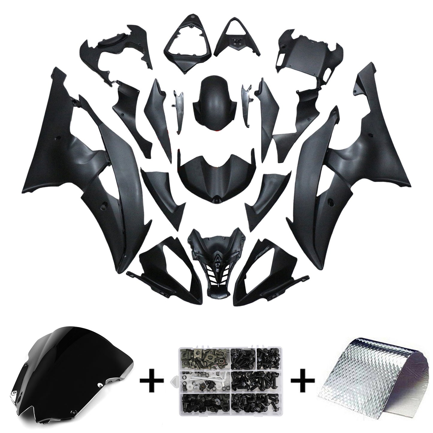 2008-2016 Yamaha YZF 600 R6 Fairing Kit Bodywork Plastic ABS