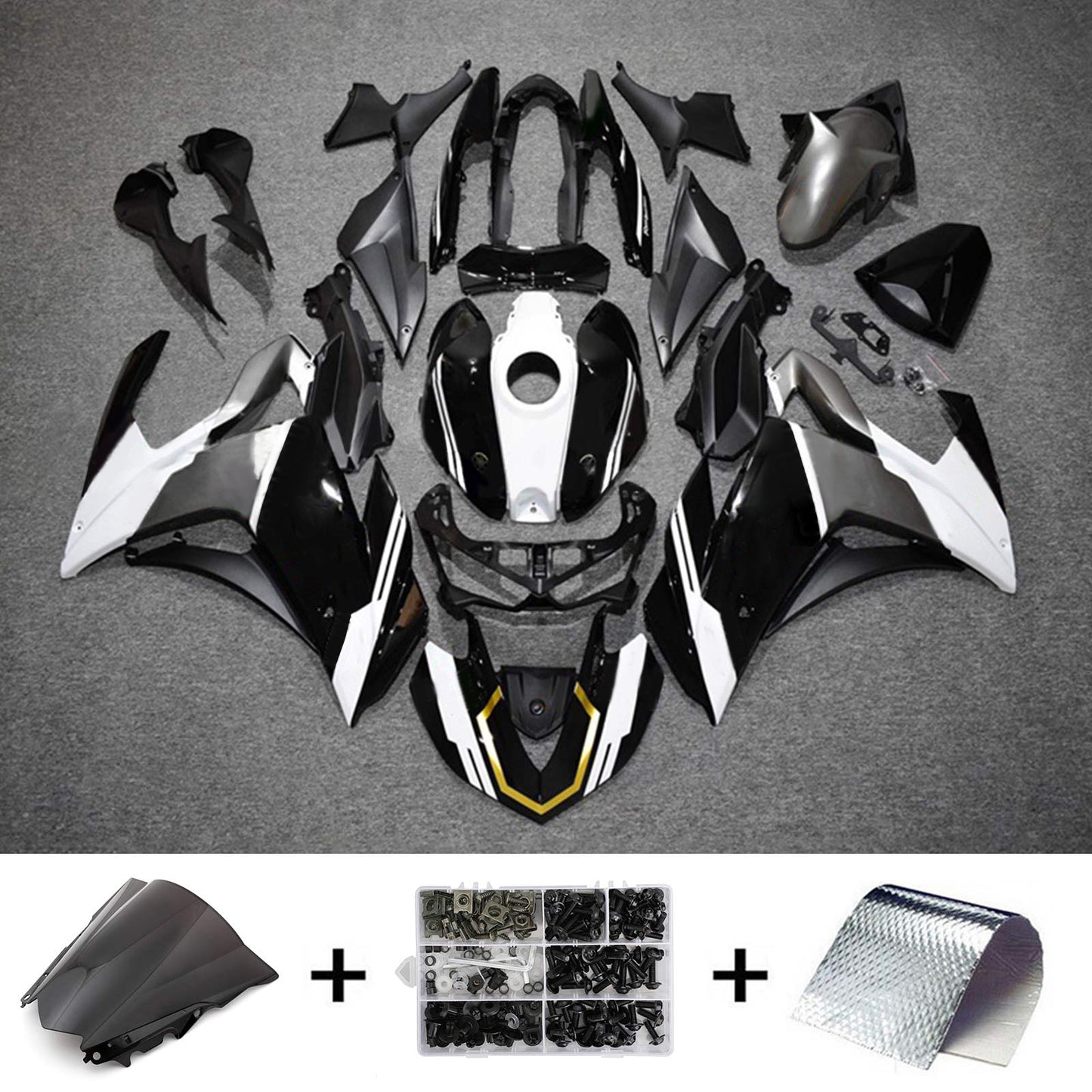 14-18 Yamaha YZF-R3 15-17 R25 Amotopart Injection Fairing Kit Bodywork ABS #101