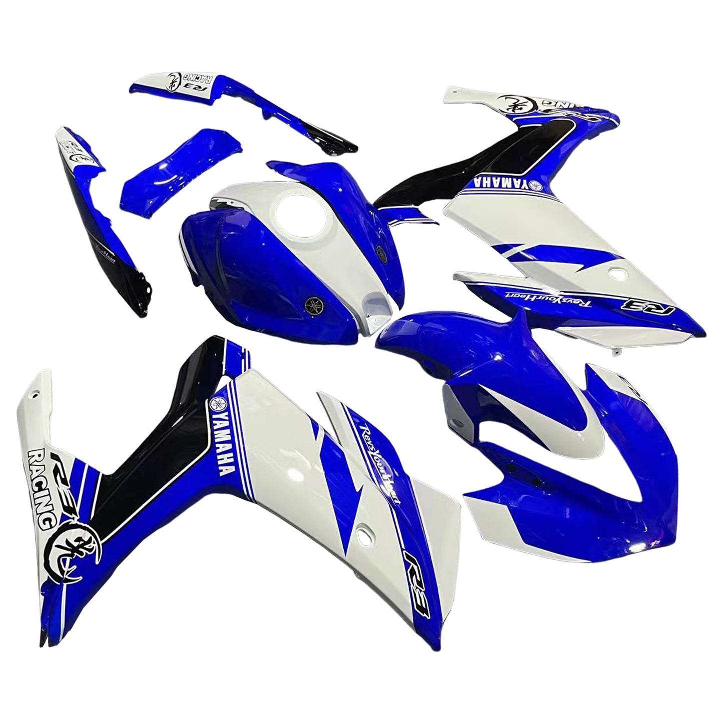 2014-2018 Yamaha YZF-R3 2015-2017 R25 Amotopart Injection Fairing Kit Bodywork ABS #122