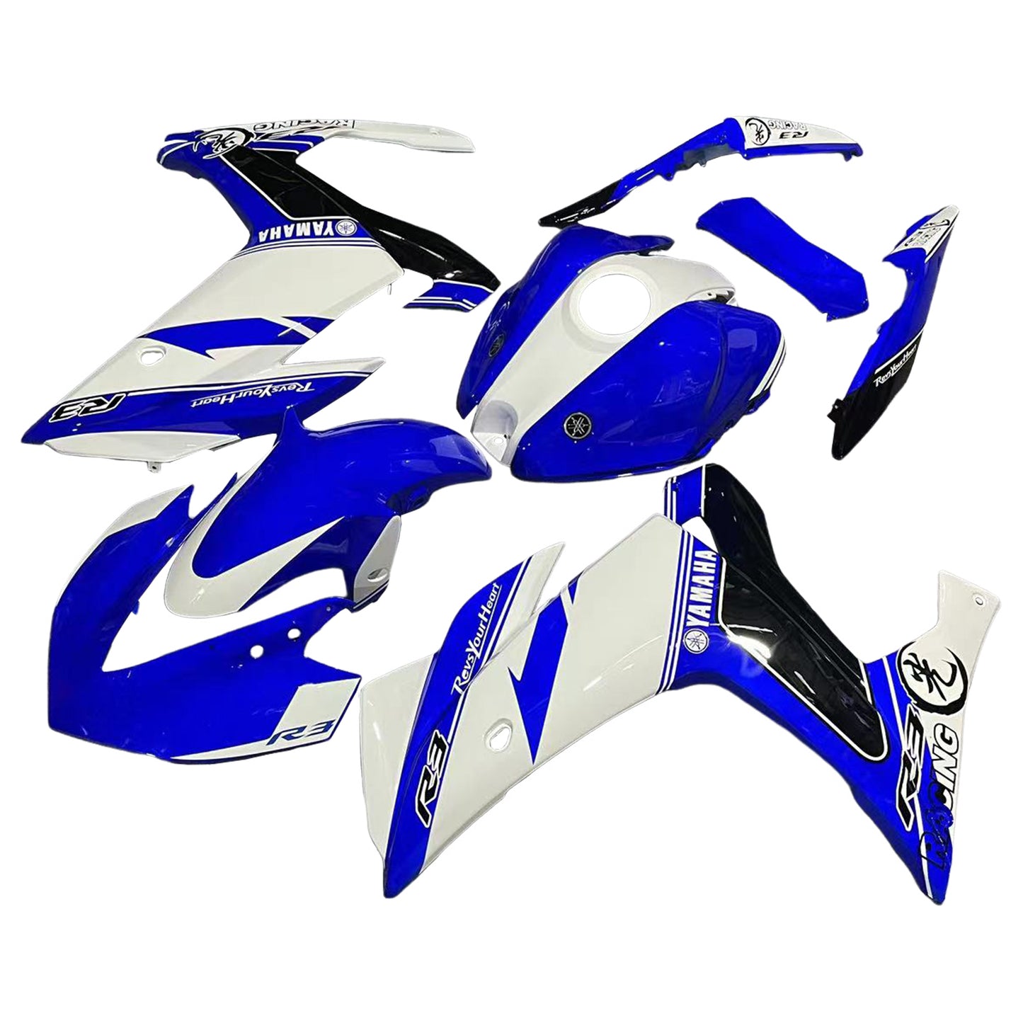 2014-2018 Yamaha YZF-R3 2015-2017 R25 Amotopart Injection Fairing Kit Bodywork ABS #122