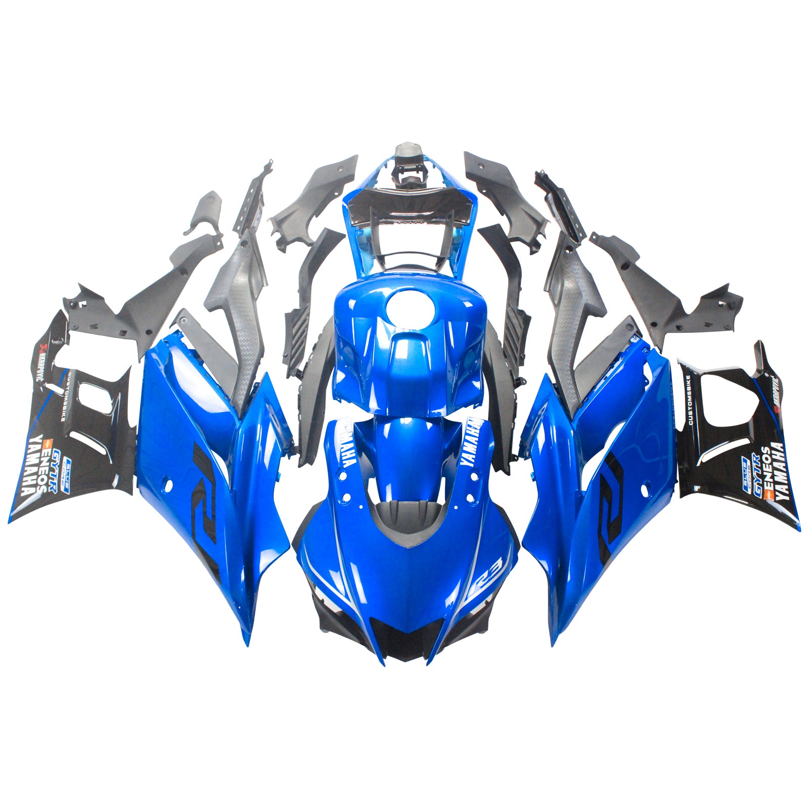 2019-2021 Yamaha YZF-R3 R25 Amotopart Injection Fairing Kit Bodywork P ...