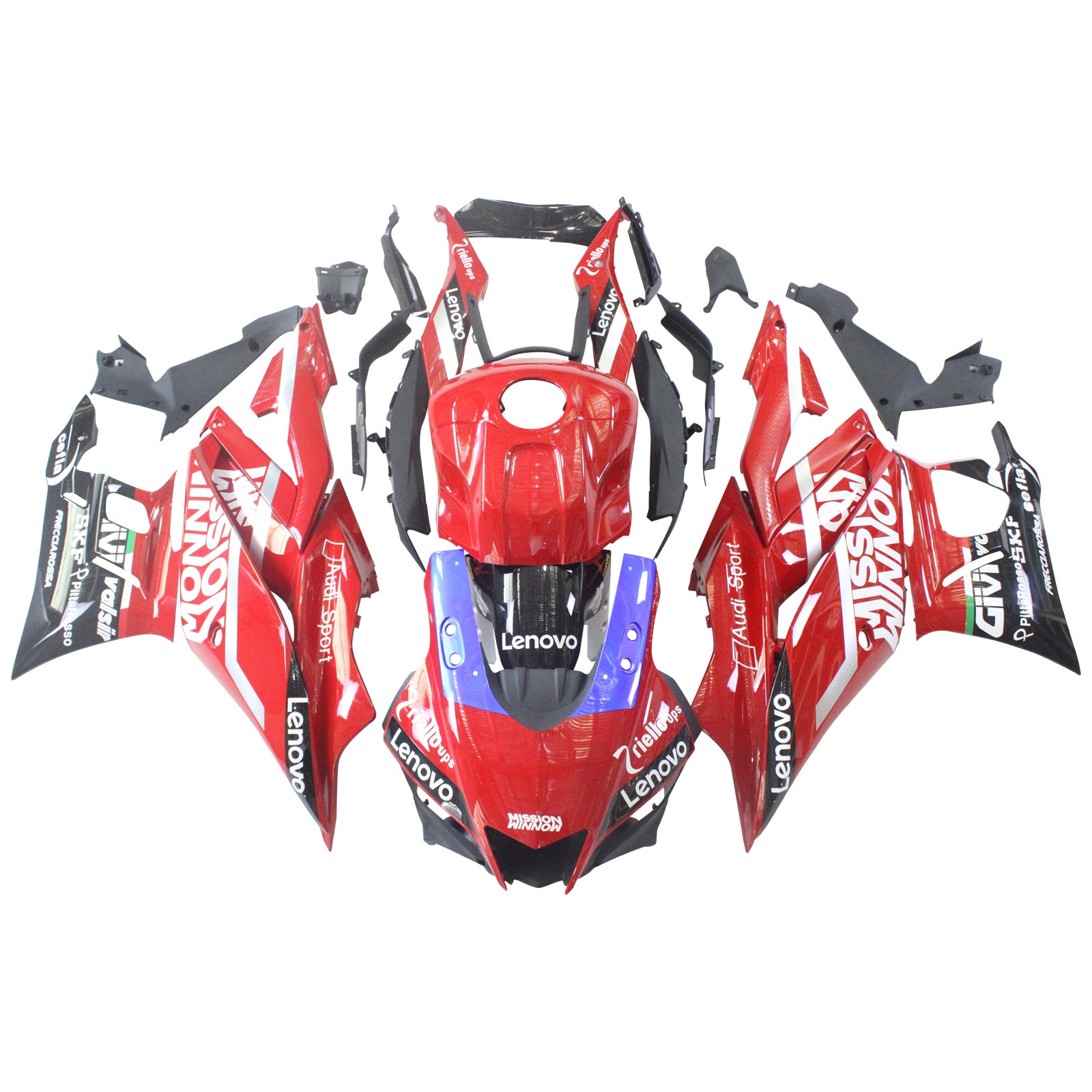 2019-2021 Yamaha YZF-R3 R25 Amotopart Injection Fairing Kit Bodywork P ...