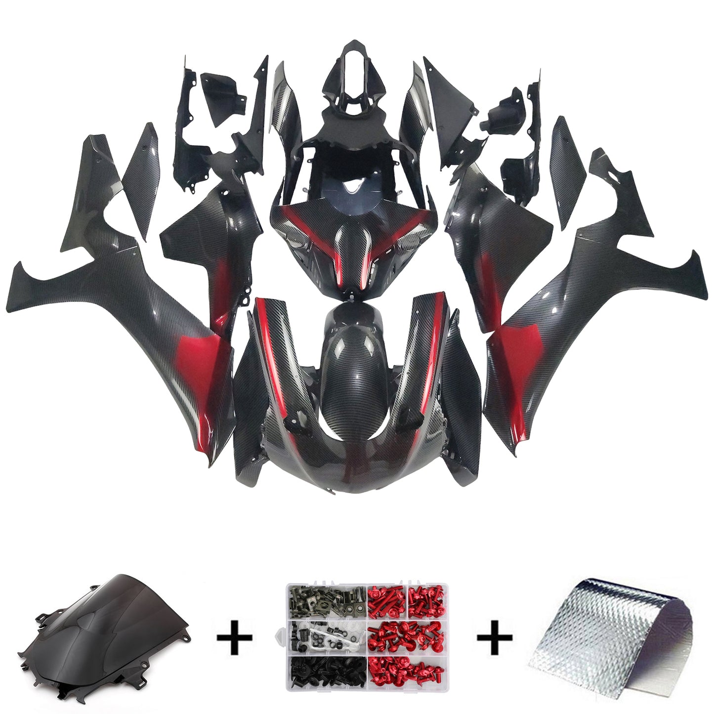 2020-2024 Yamaha YZF-R1 Injection Fairing Kit Bodywork Plastic ABS