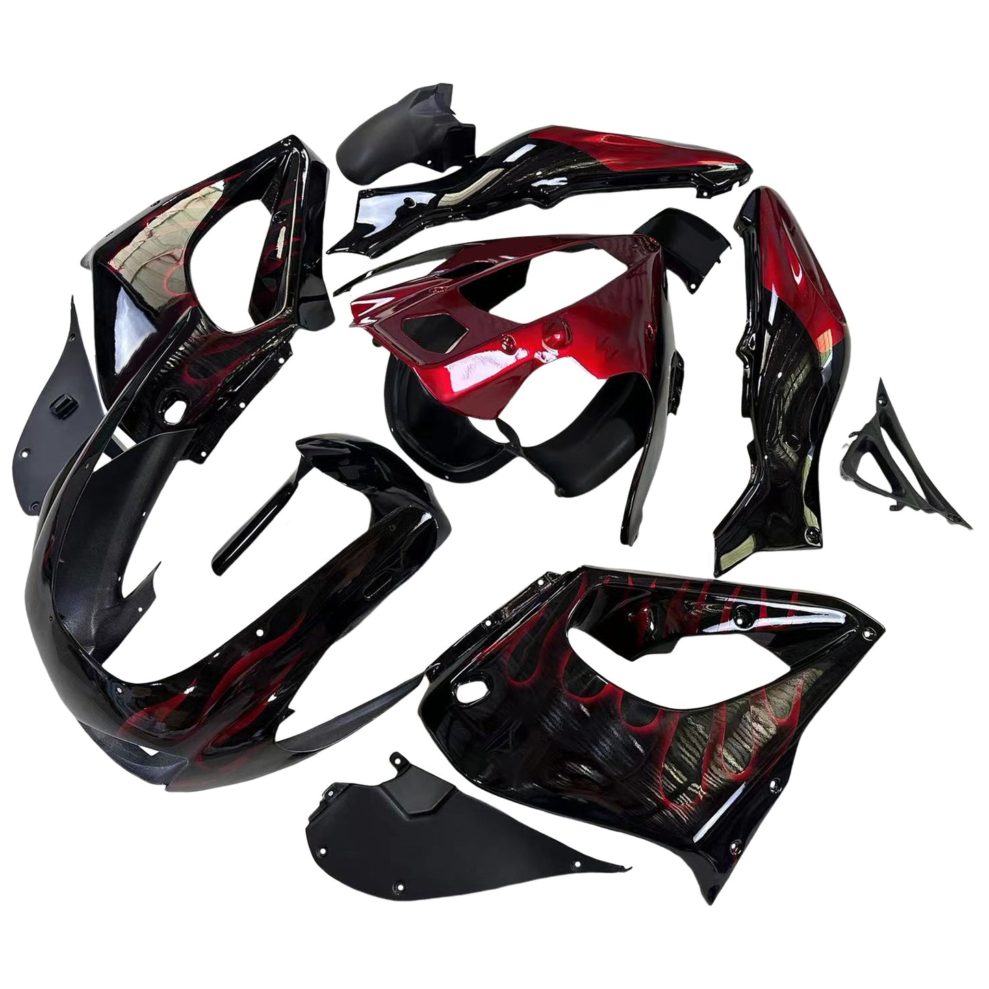 1997-2007 Yamaha YZF1000R Thunderace Amotopart Injection Fairing Kit Bodywork ABS #105