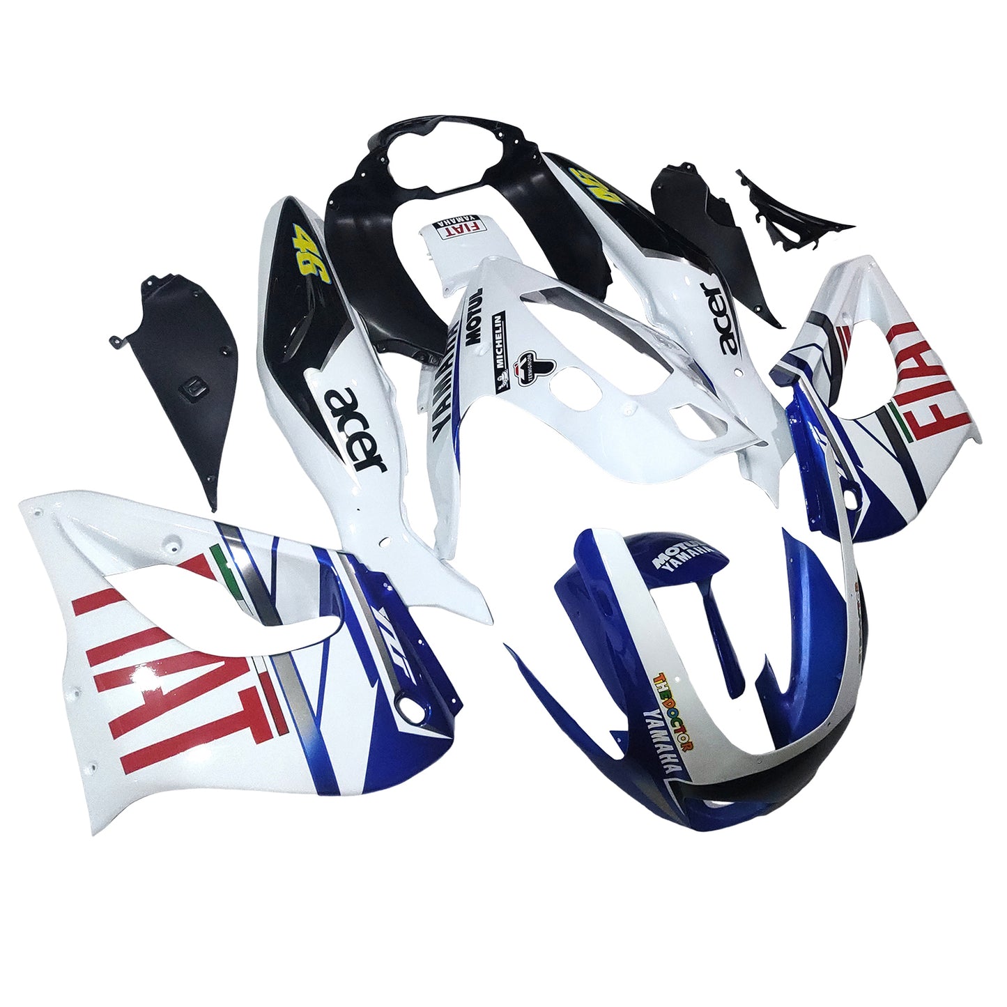 1997-2007 Yamaha YZF1000R Thunderace Injection Fairing Kit Bodywork ABS