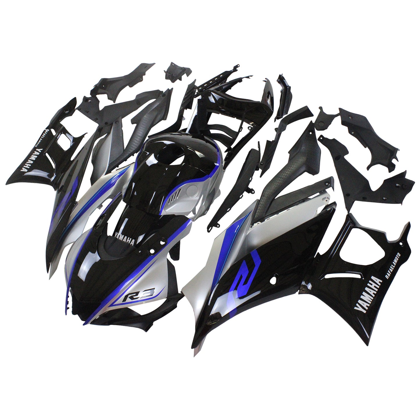 2022-2023 Yamaha YZF-R3 R25 Injection Fairing Kit Bodywork Plastic ABS #118