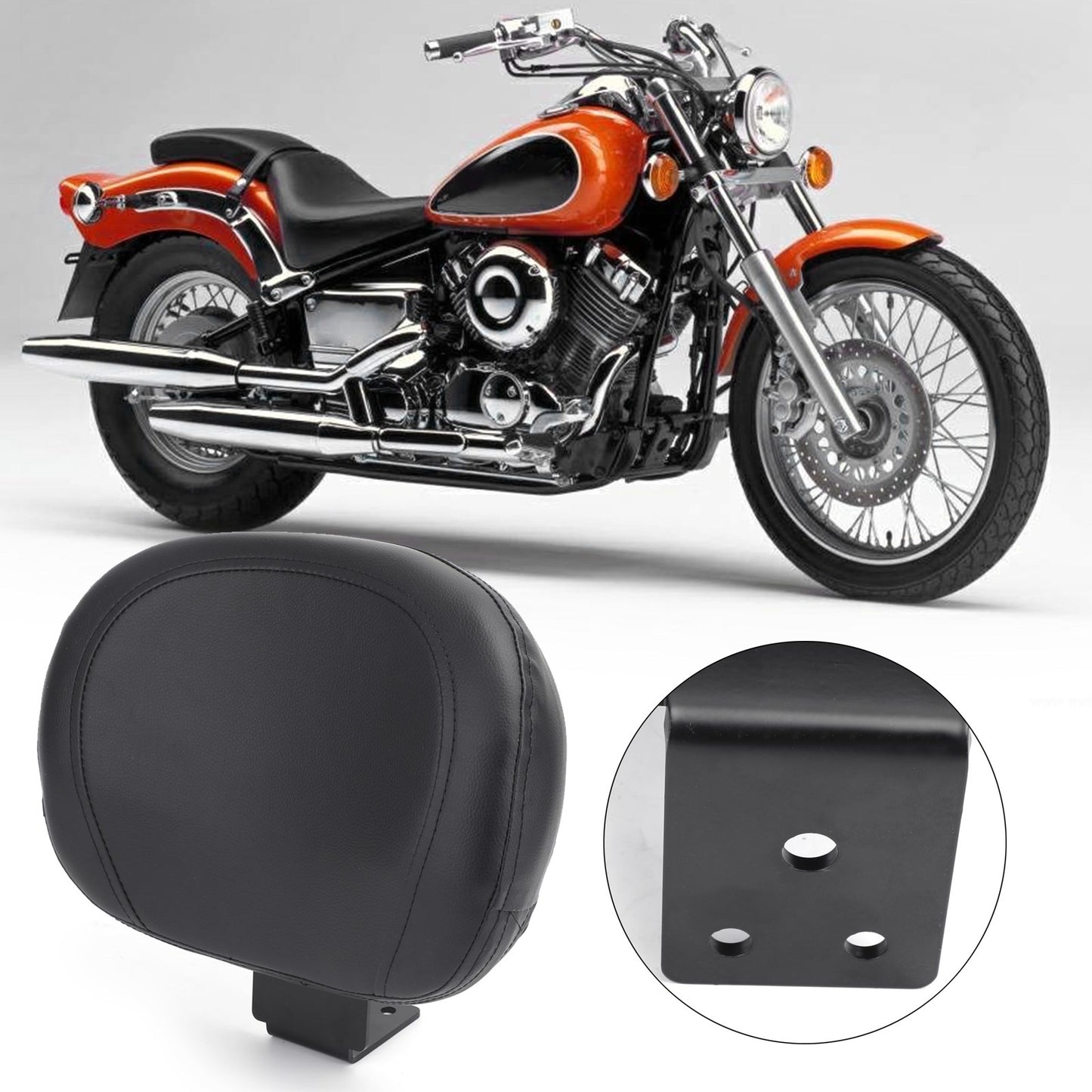 Motorcycle Driver Rider Backrest For Yamaha 1996-1997 V Star 650 XVS 650 XVS400