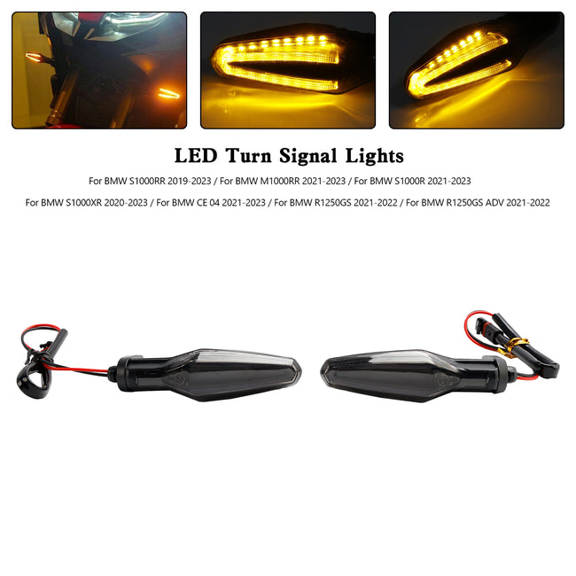 LED Turn Signal Lights For BMW S1000XR S1000R R1250GS ADV CE 04 2020-2023