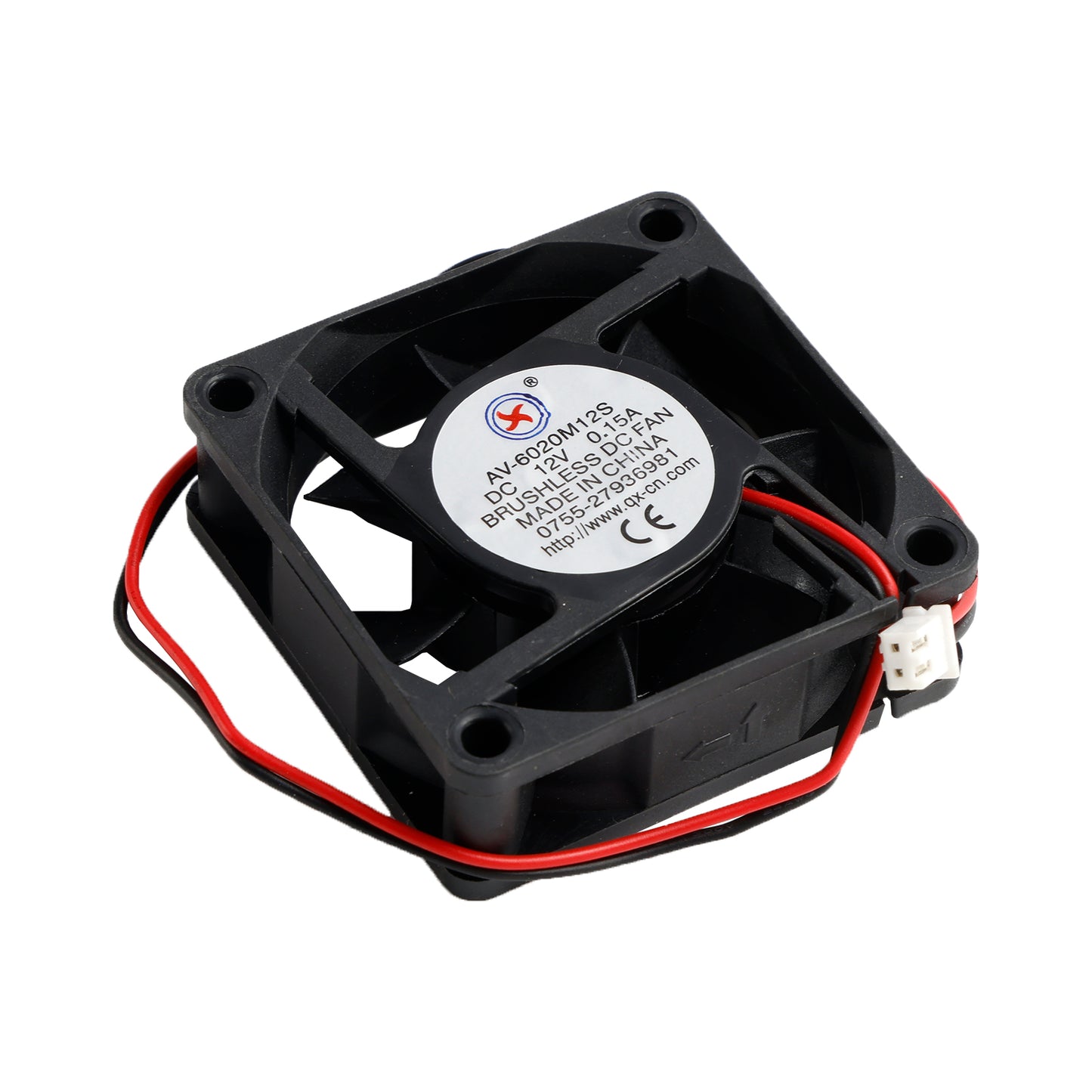 1Pcs DC Brushless Cooling PC Computer Fan 12V 6020s 60x60x20mm 0.15A 2 Pin Wire