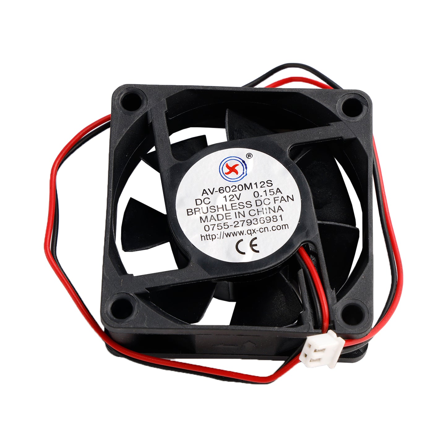 1Pcs DC Brushless Cooling PC Computer Fan 12V 6020s 60x60x20mm 0.15A 2 Pin Wire