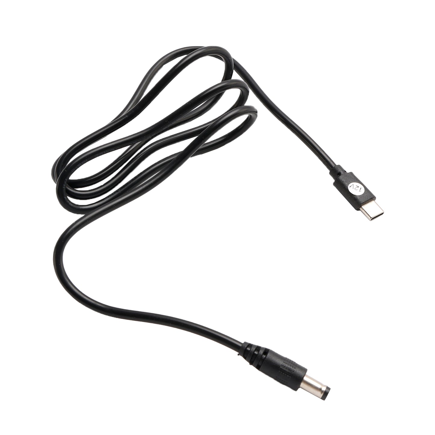 USB Type-C to 12V DC 5.5mm*2.5mm Adapter Cable 1m 39.37inches PD Charger Cord