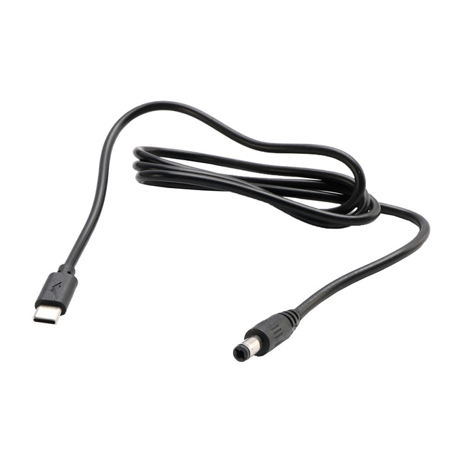 USB Type-C to 12V DC 5.5mm*2.5mm Adapter Cable 1m 39.37inches PD Charger Cord