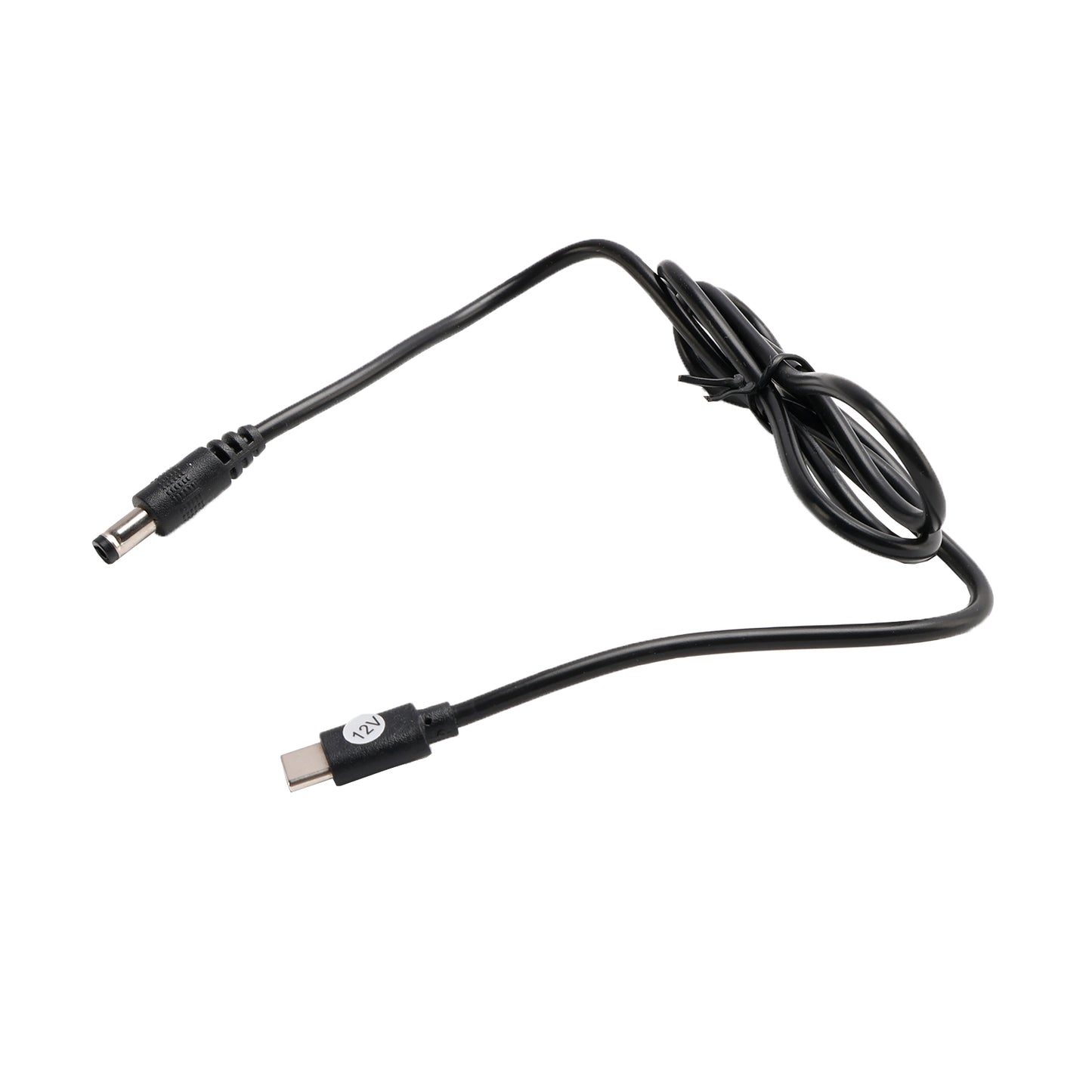 USB Type-C to 12V DC 5.5mm*2.5mm Adapter Cable 1m 39.37inches PD Charger Cord