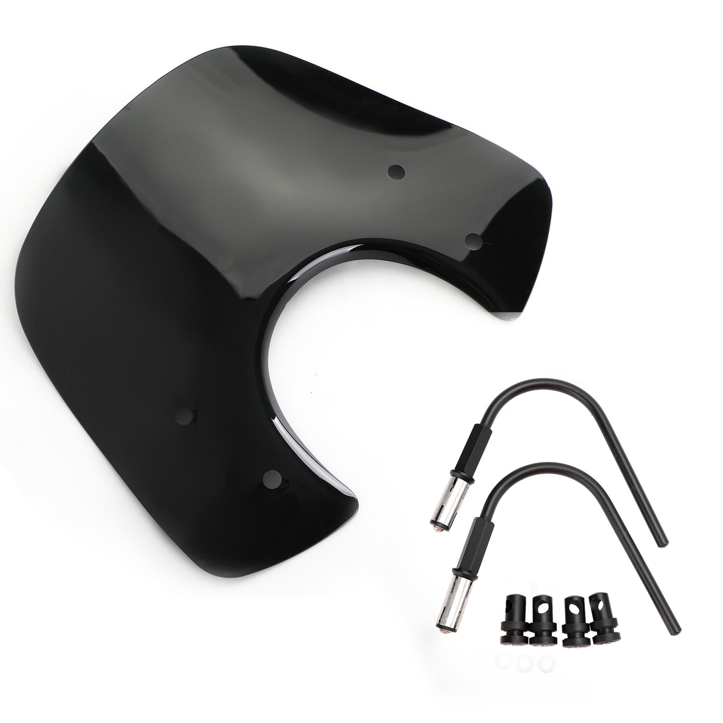 Windshield Windscreen fit for Vespa LX50 LX125 LX150 GT200 GTS300 Super Black