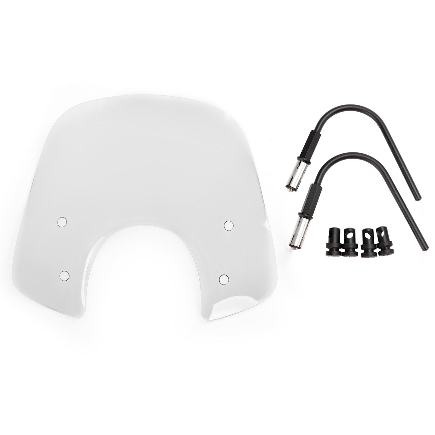Windshield Windscreen fit for Vespa LX50 LX125 LX150 GT200 GTS300 Super Black