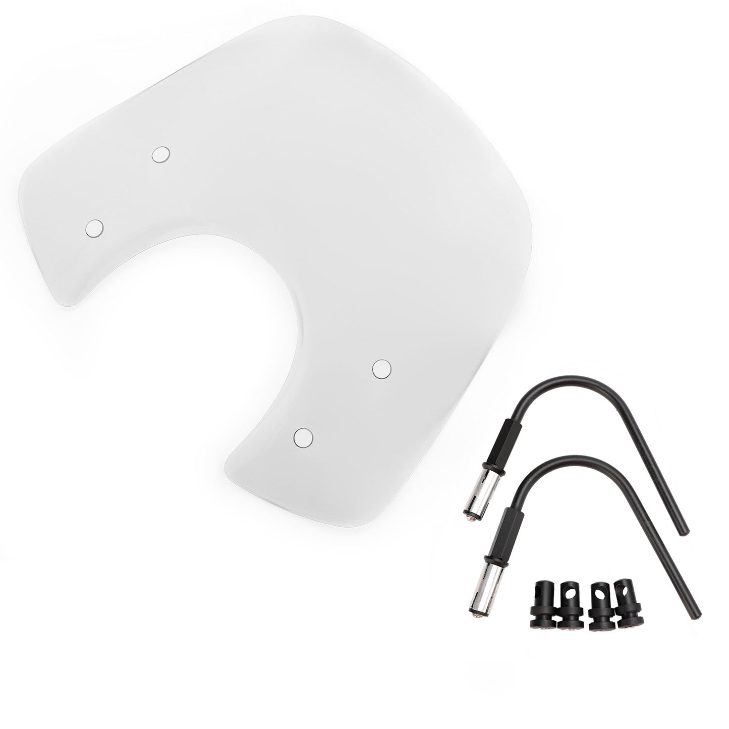 Windshield Windscreen fit for Vespa LX50 LX125 LX150 GT200 GTS300 Super Black